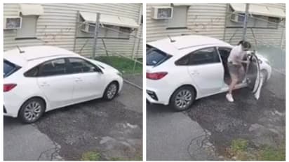 സ്വന്തം ഡ്രൈവ്‌വേയിൽ മറ്റ് വണ്ടികൾ പാർക്ക് ചെയ്യാതിരിക്കാനുള്ള ബുദ്ധി; സംഗതി കൊള്ളാമെന്ന് സോഷ്യൽ മീഡിയ 