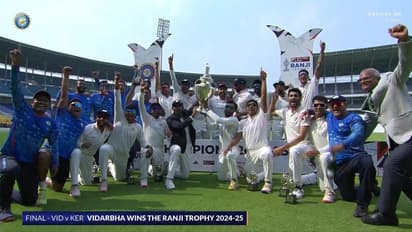 Ranji Trophy Final: Vidarbha crowned champions for 3rd time with first innings lead against Kerala (WATCH)