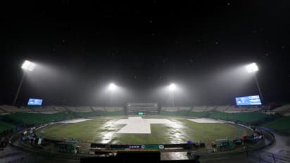 Champions Trophy 2025: PCB's 1,800 crore Gaddafi Stadium revamp fails as roof leaks during rain (WATCH)