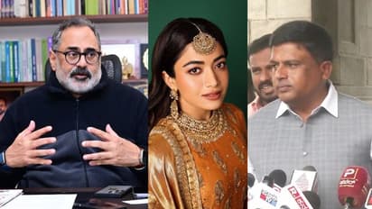 Rajeev Chandrasekhar slams Congress MLA for 'teach a lesson' remark on Rashmika Mandanna