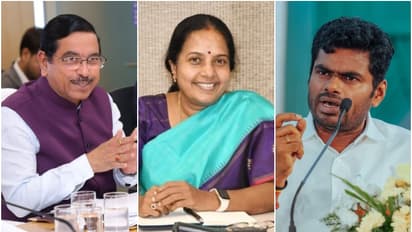  ಬಿಜೆಪಿ ರಾಷ್ಟ್ರೀಯ ಅಧ್ಯಕ್ಷ ರೇಸ್‌ನಲ್ಲಿ ಪ್ರಹ್ಲಾದ್‌ ಜೋಶಿ, ವನತಿ ಶ್ರೀನಿವಾಸನ್‌! ಅಣ್ಣಾಮಲೈ ಕೇಂದ್ರ ಸಚಿವ?  