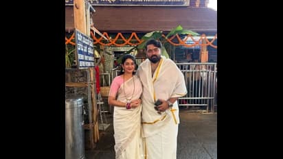 ತರುಣ್‌ ಸುಧೀರ್‌ ಜೊತೆ ದೇವಸ್ಥಾನ ಸುತ್ತುತ್ತಿರುವ ಸೋನಲ್; ಕತ್ತಲಿರುವ ತಾಳಿ ನೋಡಿ ಎಲ್ಲರೂ ಶಾಕ್