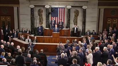 Republicans in Congress clap, chant "USA USA" to Democrat heckler during Trump's address (WATCH)