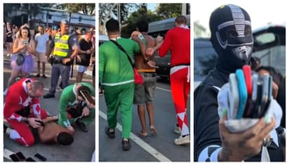 ആൾക്കൂട്ടത്തിനിടെ വേഷം മാറി പോലീസുകാർ; ഒടുവില്‍ ഏഴ് മൊബൈൽ ഫോണുകളുമായി കള്ളന്‍ പിടിയിൽ; സംഭവം സാവോപോളയില്‍   