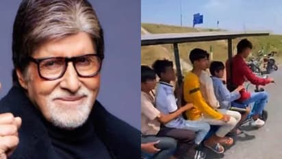 "ഉയ്യെന്റെ മക്കളേ..!" 7 പേർക്ക് കയറാവുന്ന ടൂവീലർ ഉണ്ടാക്കി ടുകെ കിഡ്സ്, കയ്യടിച്ച് സാക്ഷാൽ ബച്ചൻ!