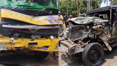 കാപ്പ ലിസ്റ്റിലെ പ്രതി, ലഹരി ഉപയോഗിച്ച് ഥാറുമായി ടിപ്പറിൽ ഇടിച്ചുകയറി, 2 പേർക്ക് പരിക്ക്