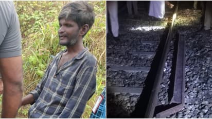 തൃശ്ശൂരിലെ ട്രെയിൻ അട്ടിമറി ശ്രമം; പ്രതിയെ പിടികൂടി പൊലീസ്, സംഭവം മോഷണ ശ്രമത്തിനിടയിൽ