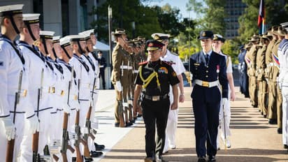 CDS Gen Anil Chauhan & his Australian counterpart discuss ways to further enhance bilateral defence ties