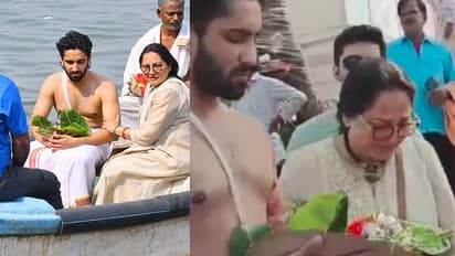 కన్నీరు మున్నీరుగా ఏడుస్తూ తన సోదరుడు అస్తికలను గోదావరిలో కలిపిన జయప్రద