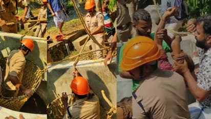 റാന്നിയിൽ കിണർ വൃത്തിയാക്കാനിറങ്ങി, ഓക്ജിസൻ കിട്ടിയില്ല, ചൂടും; 63 കാരൻ ബോധരഹിതനായി വീണു, രക്ഷകരായി ഫയർഫോഴ്സ്