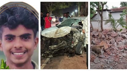 കാർ നിയന്ത്രണം വിട്ട് വൈദ്യുതിതൂണിലും മരത്തിലും മതിലിലും ഇടിച്ച് അപകടം; എഞ്ചിനീയറിം​ഗ് വിദ്യാർത്ഥി മരിച്ചു 