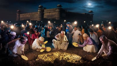 MP asirgarh fort mughal treasure hunt gold coins found rumors