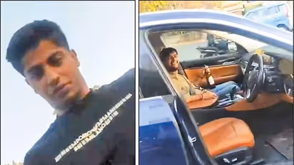 முழு போதையில் கார் ஓட்டி வந்து நடுரோட்டில் சிறுநீர் கழித்த இளைஞர்!