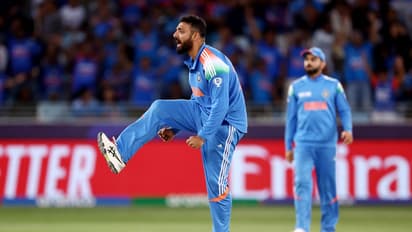 ചാമ്പ്യൻസ് ട്രോഫി ഫൈനല്:വെടിക്കെട്ട് തുടക്കം, പിന്നാലെ ഇന്ത്യയുടെ ഇരട്ടപ്രഹരം; ന്യൂസിലൻഡിന് 2 വിക്കറ്റ് നഷ്ടം