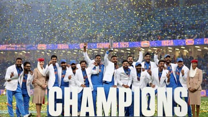 India lifts 3rd Champions Trophy title: Jay Shah handing trophy to Rohit Sharma dubbed moment of day (WATCH)