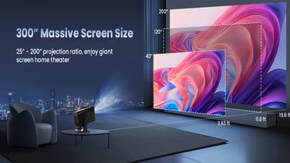 Projector: లక్షలు పెట్టి పెద్ద టీవీలు కొనడం ఎందుకు.. రూ. 10 వేల ప్రొజెక్టర్‌తో ఇంటినే థియేటర్‌గా మార్చేయండి. 