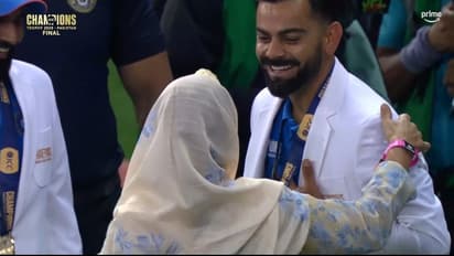 Virat Kohli touches Mohammed Shami's mother feet after India's Champions Trophy title win (WATCH)