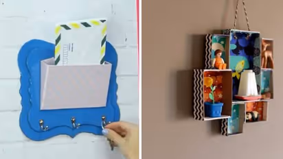 make wall hangings from Cardboard