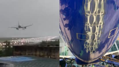 186 യാത്രക്കാർ, ഇൻഡിഗോ വിമാനം ലാൻഡ് ചെയ്തത് പിൻഭാഗം റൺവേയിൽ ഉരഞ്ഞ് തീപ്പൊരി ചിതറിച്ച്, അന്വേഷണം