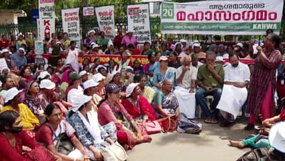 ഇനിയെങ്കിലും കണ്ണുതുറക്കുമോ? കത്തുന്ന വേനലിലും സമര തീ ആളിക്കത്തിച്ച് ആശമാർ; രാപ്പകൽ സമരം ഒരു മാസം പിന്നിട്ടു