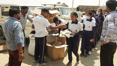 NCC cadets lead cleanliness drive at Mahakumbh Mela, promoting a cleaner environment