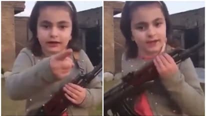 'Will kill you in 2 hits': Video of young girl holding AK-47, threatening to kill PM Modi goes viral (WATCH)