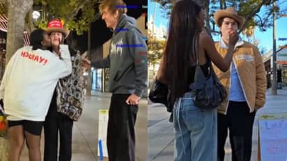 38 മണിക്കൂറുകൾ നിശ്ചലനായി നിന്ന് ലോക റെക്കോർഡിന് ശ്രമം, ഉമ്മവെച്ചും ശല്ല്യപ്പെടുത്തിയും ജനങ്ങൾ