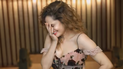 (PHOTOS) Ankita Lokhande faces online criticism for her body hugging, deep neck dress 