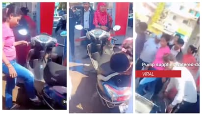 80 % വെള്ളം; പമ്പില് നിന്നും പെട്രോൾ അടിച്ച വണ്ടികളെല്ലാം പതിവഴിയില് കിടന്നു, വീഡിയോ വൈറല്