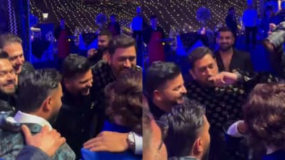 MS Dhoni and Suresh Raina shake their legs together at Rishabh Pant's sister's wedding in Mussoorie (WATCH)
