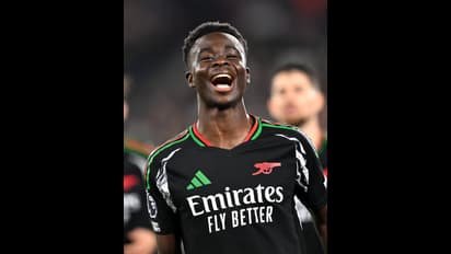 Good news for Arsenal as Saka returns to training ahead of UCL showdown against Real Madrid; see post