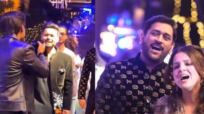 Ms dhoni rishabh pant viral video: ধোনি-পন্তের ভাইরাল ভিডিও, বোনের বিয়েতে গলা ছেড়ে গান গাইলেন দুজনে