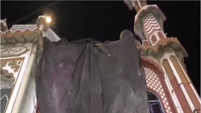 Uttar Pradesh: Aligarh mosques covered in tarpaulin ahead of Holi celebrations