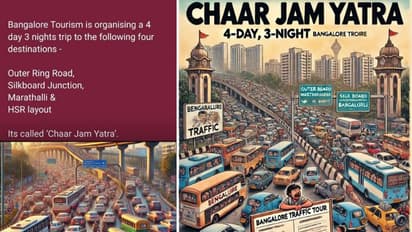 'Sad joke': Mohandas Pai on Bengaluru's 'Chaar Jam Yatra' satire as netizens slam city's poor infrastructure