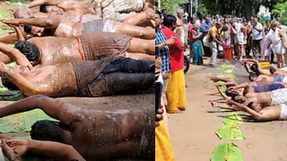 எச்சில் இலையில் அங்கப்பிரதட்சணம்! ஜி.ஆர்.சுவாமிநாதன் தீர்ப்புக்கு தடை! மதுரை ஐகோர்ட் அதிரடி!