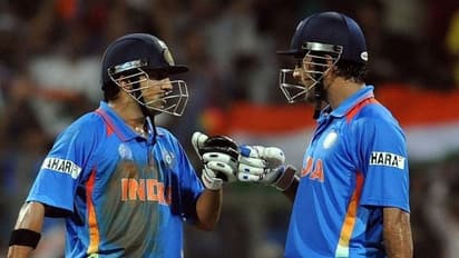 MS Dhoni and Gautam Gambhir's reunion at Rishabh Pant's sister's wedding sets internet buzzing