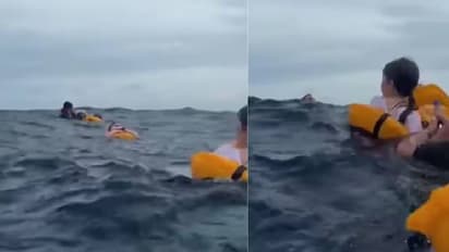 ഹണിമൂൺ ക്രൂയിസ് മുങ്ങി, ജീവൻമരണപോരാട്ടം, രക്ഷയായത് കടലിലൂടെ ഒഴുകിവന്നൊരു ലൈഫ് ജാക്കറ്റ്