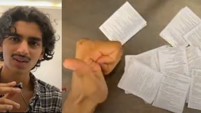 പരീക്ഷയിൽ കോപ്പിയടിക്കാൻ മാർഗനിർദ്ദേശം: പ്ലസ് ടു വിദ്യാർത്ഥിയുടെ വീഡിയോ സമൂഹ മാധ്യമങ്ങളിൽ പ്രചരിക്കുന്നു