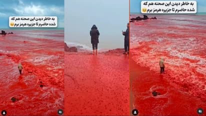 ಧಾರಾಕಾರ ಮಳೆಗೆ ಇರಾನ್ನಲ್ಲಿ 'ರಕ್ತದ ಹೊಳೆ' : ವೀಡಿಯೋ ವೈರಲ್