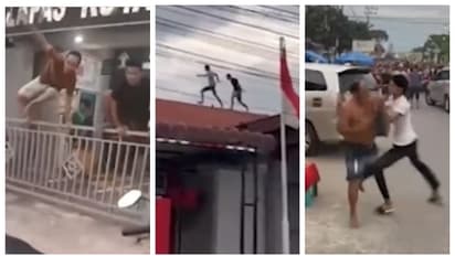 ജയിൽ ചാടി നഗരത്തിലൂടെ തലങ്ങും വിലങ്ങും ഓടുന്ന തടവുകാർ, പിടിക്കാനായി നാട്ടുകാർ; വീഡിയോ വൈറൽ