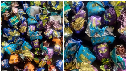 വലമ്പൂർ നിവാസികൾ രാവിലെ എണീറ്റുനോക്കിയപ്പോൾ വീടുകൾക്ക് മുമ്പിലും റോഡരികിലും മിഠായി വിതറിയ നിലയിൽ, ജനം ആശങ്കയിൽ