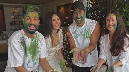 Inside PHOTOS: Katrina Kaif, Vicky Kaushal enjoy Holi with family; their Instagram posts go viral