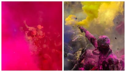 നിറങ്ങളുടെ ആഘോഷം; കാണാം വൃന്ദാവനത്തിലെ ഹോളി ആഘോഷത്തിന്‍റെ വൈറല്‍ ചിത്രങ്ങൾ