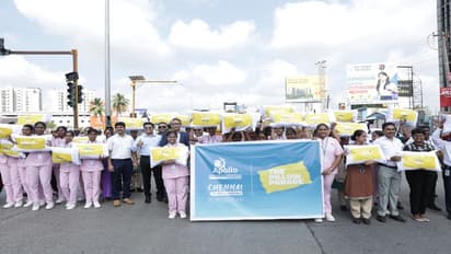 உலக தூக்க தினம் 2025: அப்பல்லோ மருத்துவமனையின் ஆரோக்கிய மனித சங்கிலி