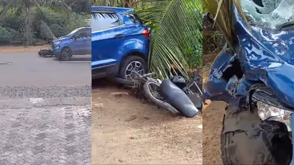 മറ്റൊരു വാഹനത്തെ മറികടന്നുവരുന്നതിനിടെ കാര് ബൈക്കിലിടിച്ചു; യുവാവിന് ദാരുണാന്ത്യം