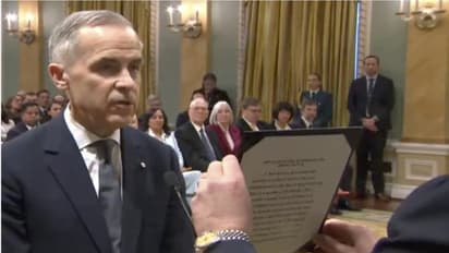 Mark Carney sworn in as Canada's 24th PM amid US trade tensions and annexation threat (WATCH)