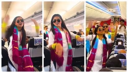 നിറങ്ങളില്‍ നിറഞ്ഞാടി സ്പൈസ് ജെറ്റ് ക്യാബിന്‍ ക്രൂ അംഗങ്ങളുടെ നൃത്തം; വീഡിയോ വൈറൽ 