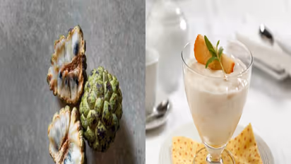 கஸ்டர்ட் ஆப்பிள் ஐஸ்கிரீம்  வீட்டிலேயே இப்படி செய்து பாருங்க