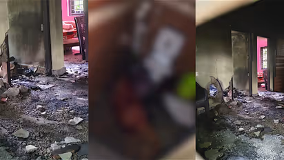 അമ്മായിയമ്മയെ മരുമകൻ തലക്കടിച്ച് കൊല്ലാൻ ശ്രമിച്ചു, ശേഷം വീടിന് തീയിട്ടു, ബാത്ത്റൂമിൽ കയറി സ്വയം കഴുത്തറുത്തു