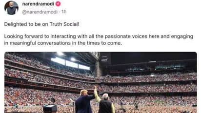 ട്രംപിന്റെ ട്രൂത്ത് സോഷ്യലില് മോദി, ആദ്യ പോസ്റ്റ് ട്രംപിനൊപ്പമുള്ള ഫോട്ടോ